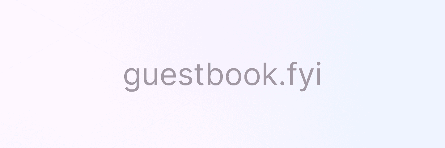 GuestBook project preview